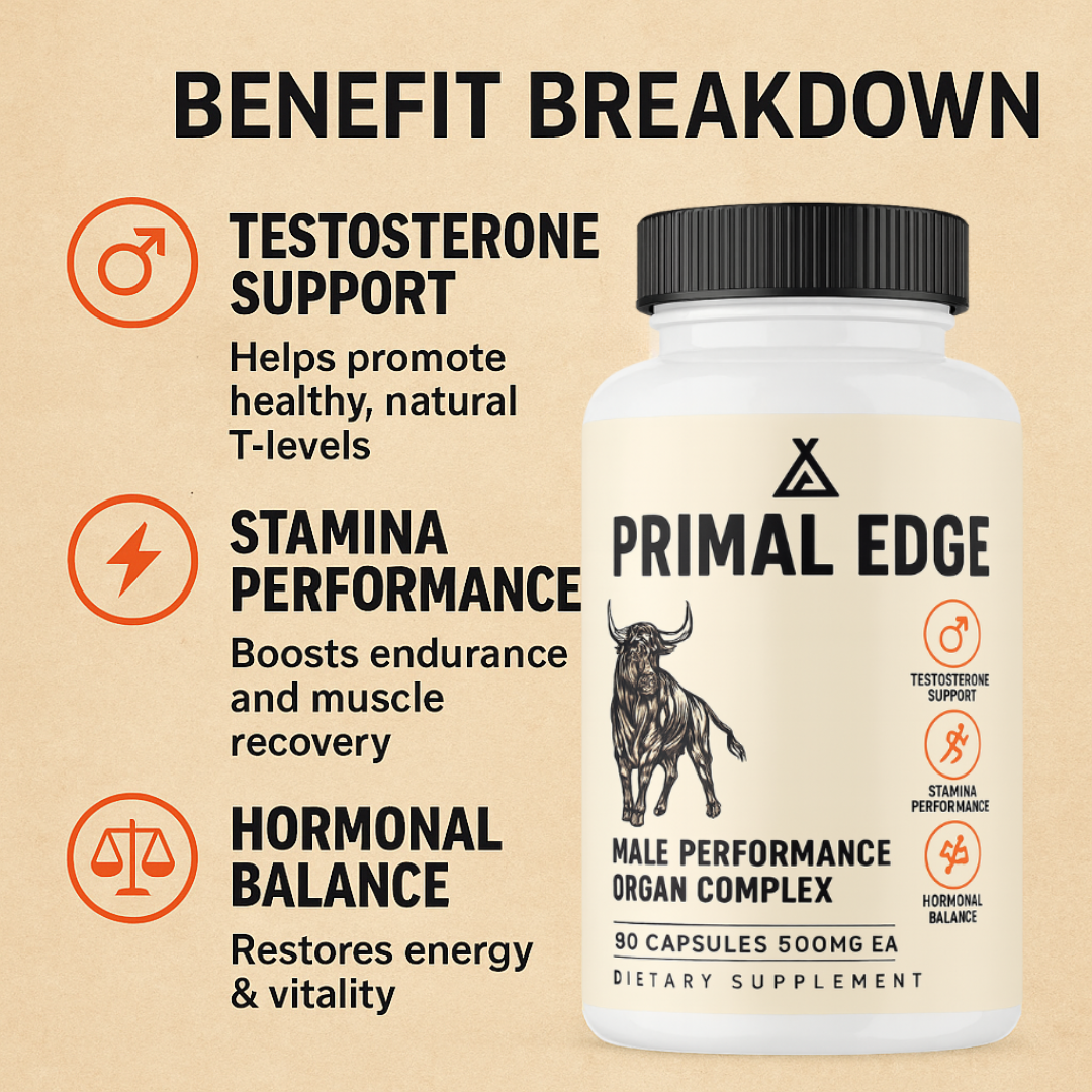 Primal Edge | Bring Back the Testosterone Modern Life Took Away