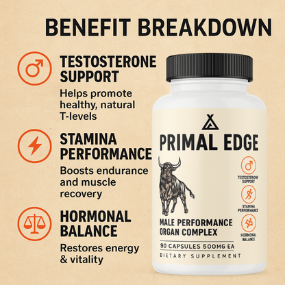 Primal Edge | Bring Back the Testosterone Modern Life Took Away