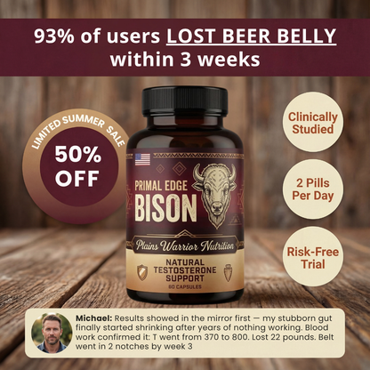 Primal American Bison - Testosterone Booster