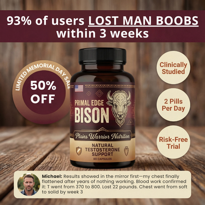 Primal American Bison Testosterone Booster