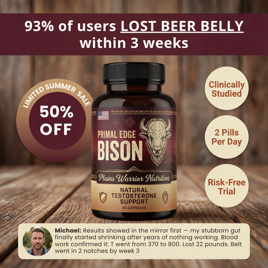 Primal American Bison Testosterone Booster