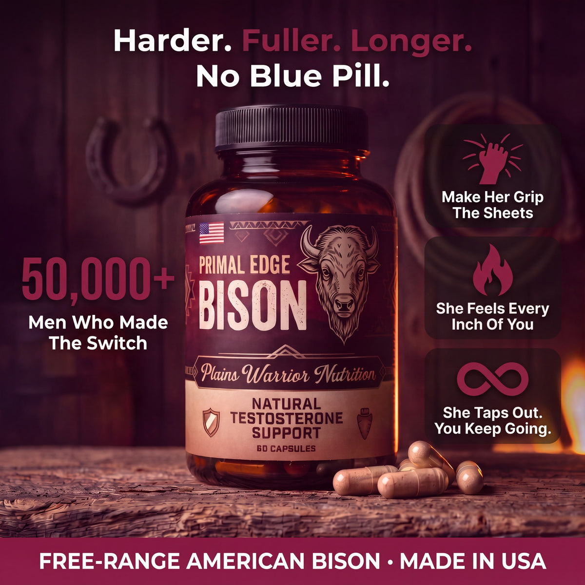 ED | Harder. Fuller. Longer. No blue pill.