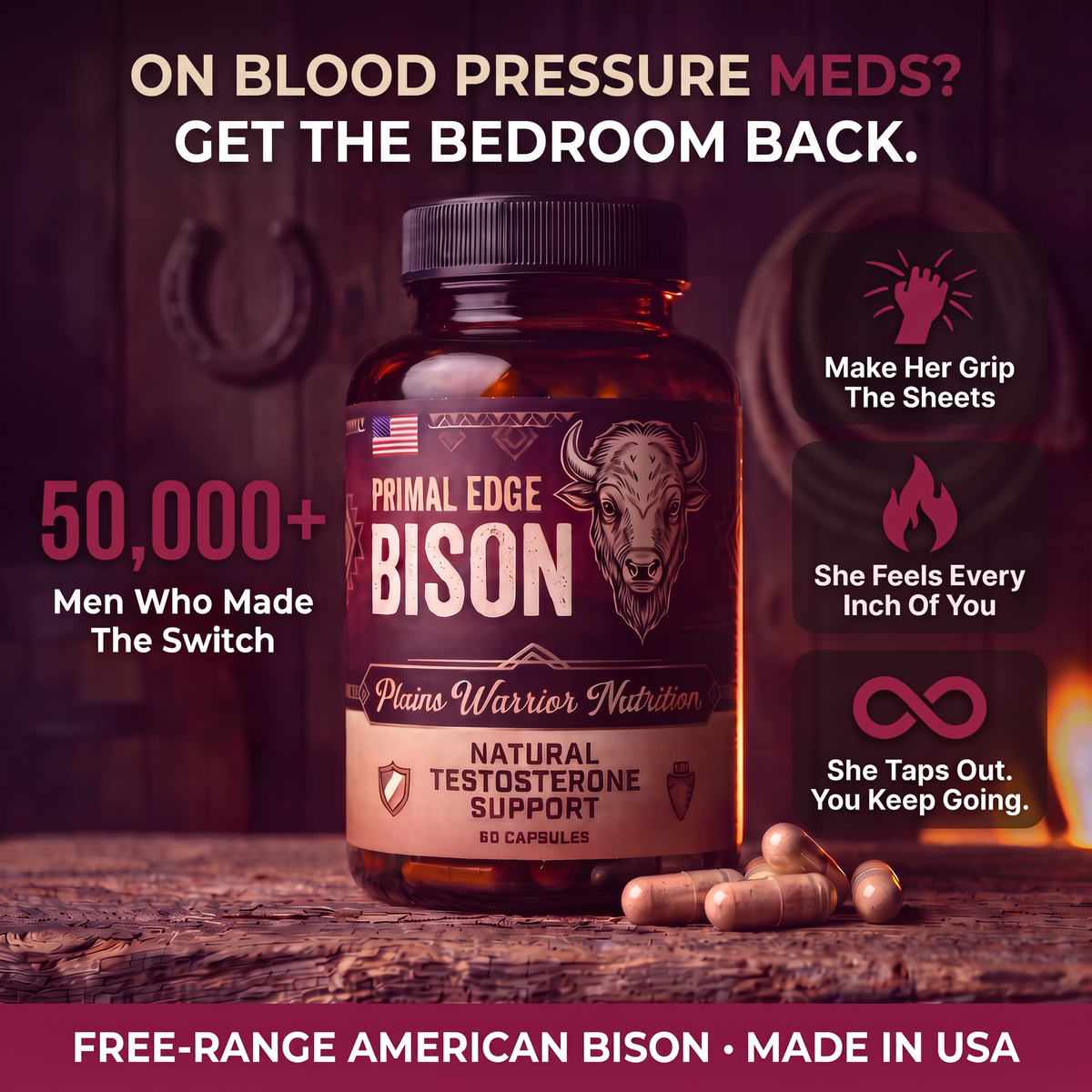 On blood pressure meds? Get the bedroom back.