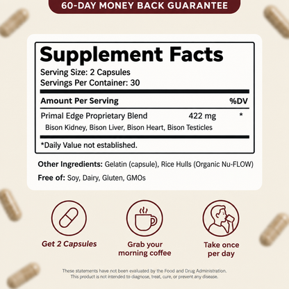 Primal American Bison | Blood Pressure Support
