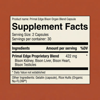 Primal American Bison | Testosterone Booster