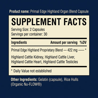 Primal Highland Cattle Testosterone Booster