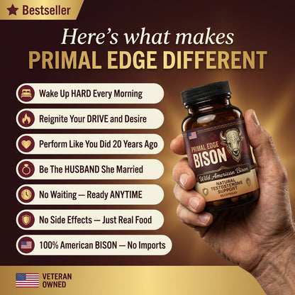Primal American Bison | Testosterone Booster