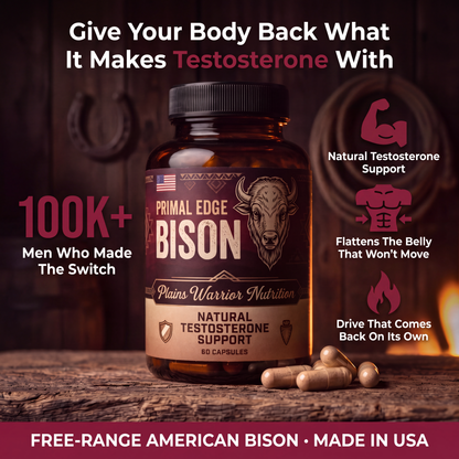 Primal Edge bison organs: give your body back what it makes testosterone with