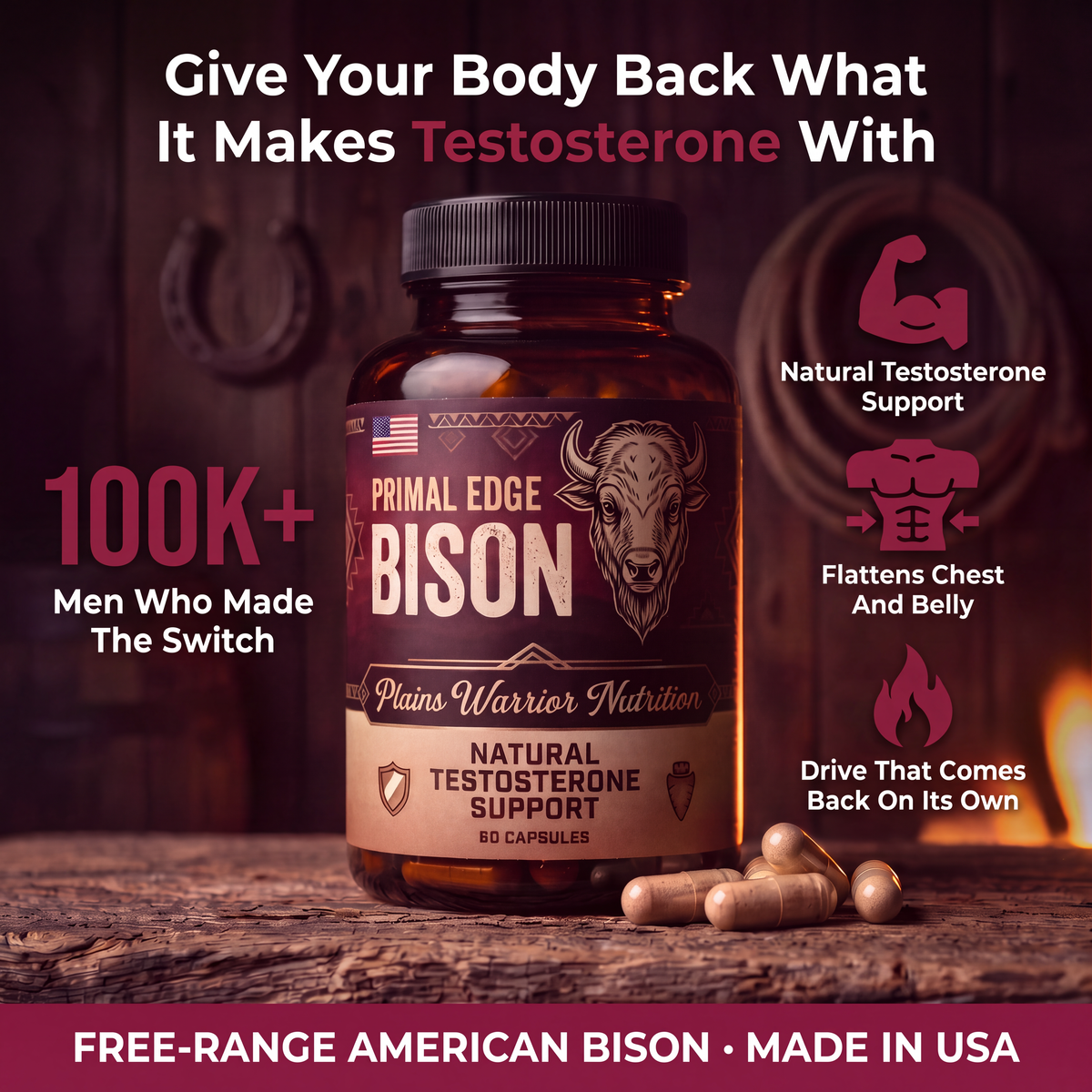 C | Give your body back what it makes testosterone with